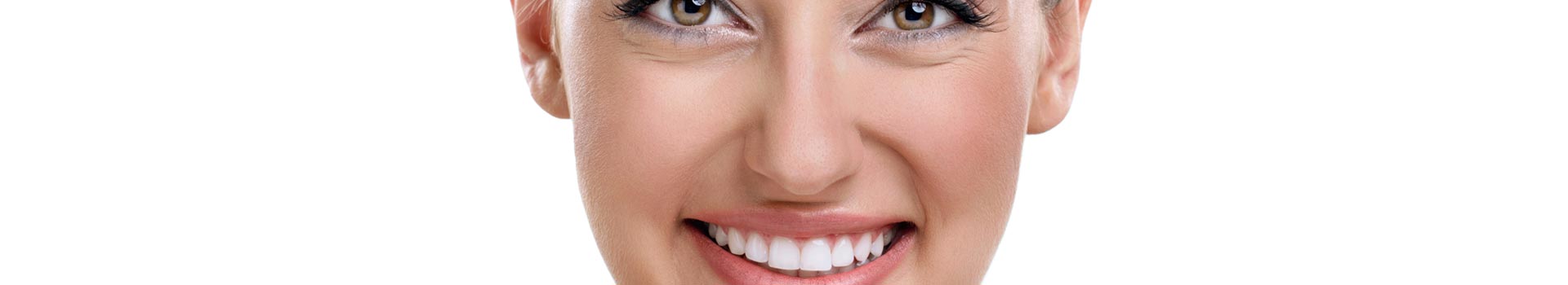 Beautiful smile, dental crowns treatment